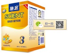 施恩奶粉换新装 着力二维码功能