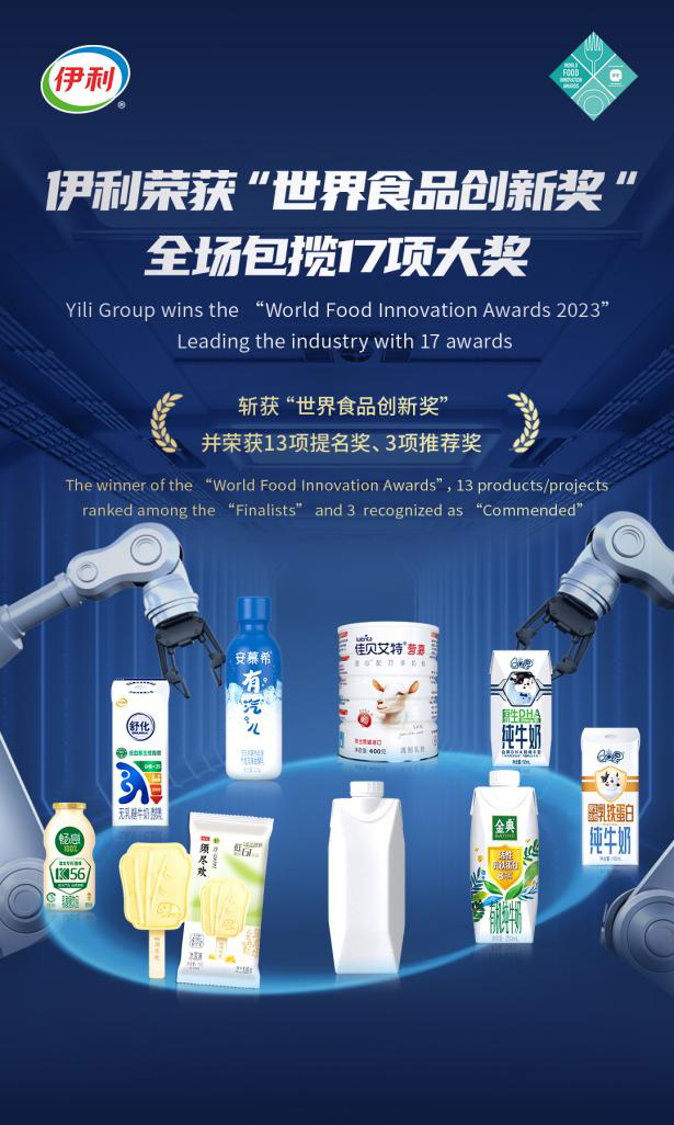 包揽多项世界食品创新奖，伊利以创新助力全球行业高质量发展(图1)