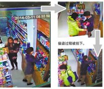 小孩作掩护 组团盗奶粉
