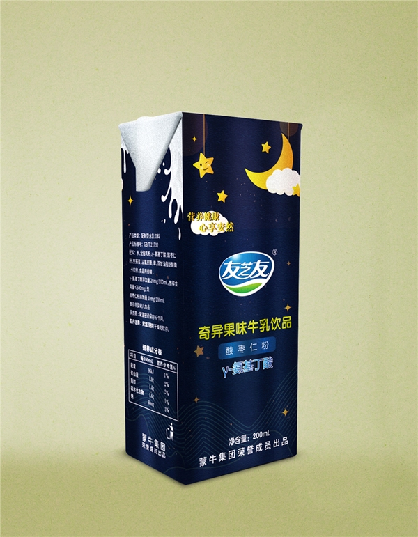 蒙牛友芝友奇异果味牛乳饮品：好味道，给你好睡眠(图2)